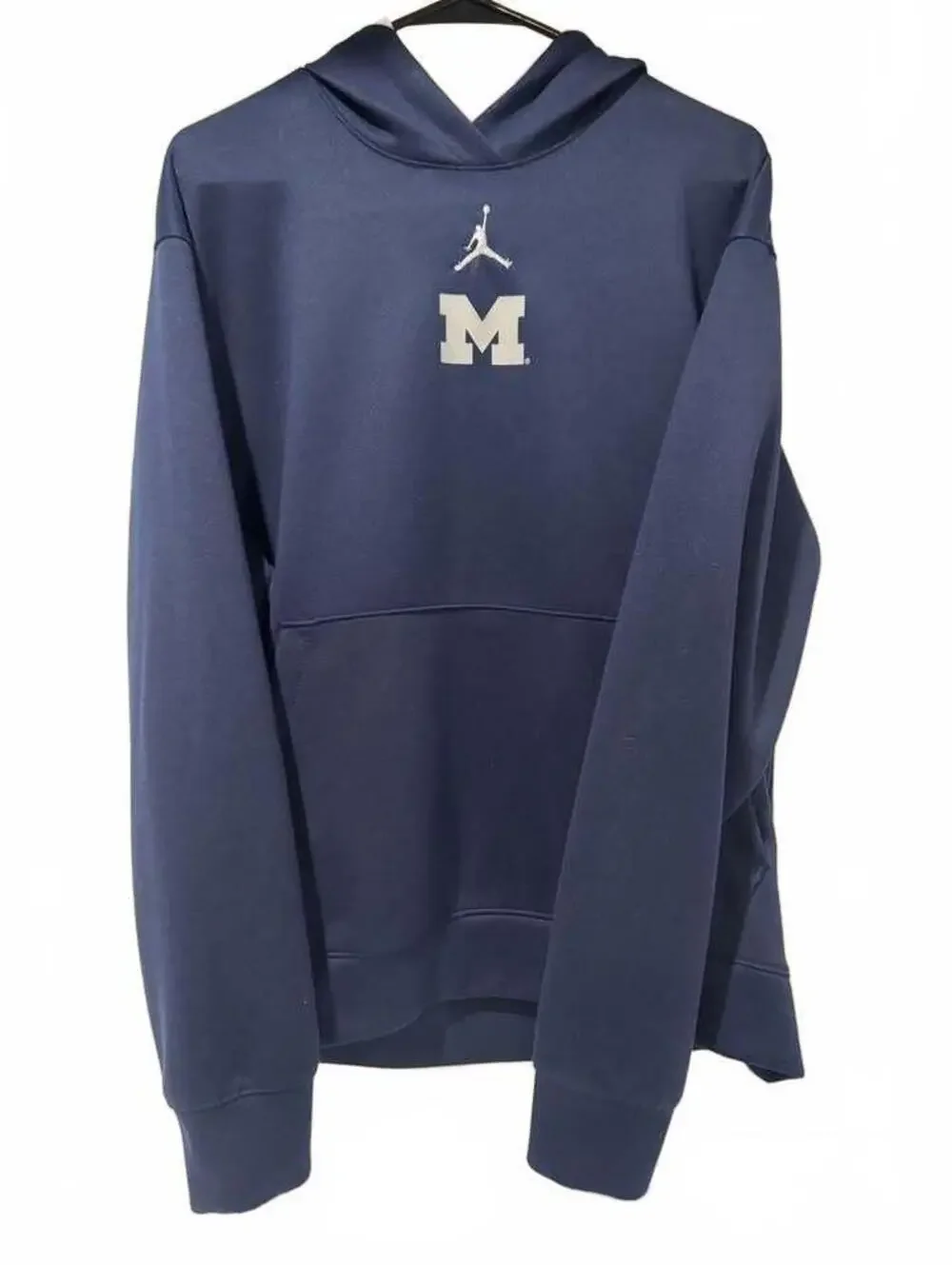 Michigan Wolverines Jordan Brand Therma-FIT Hoodie Men’s Large Navy Jumpman